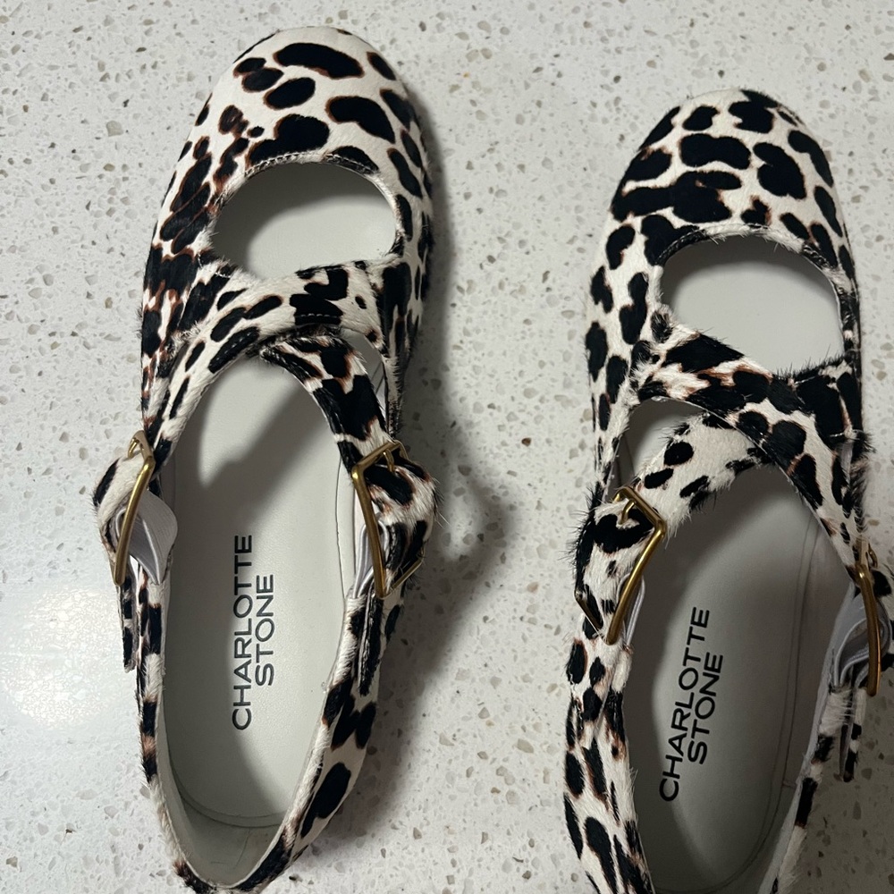 Charlotte Stone Animal Print Shoe 8